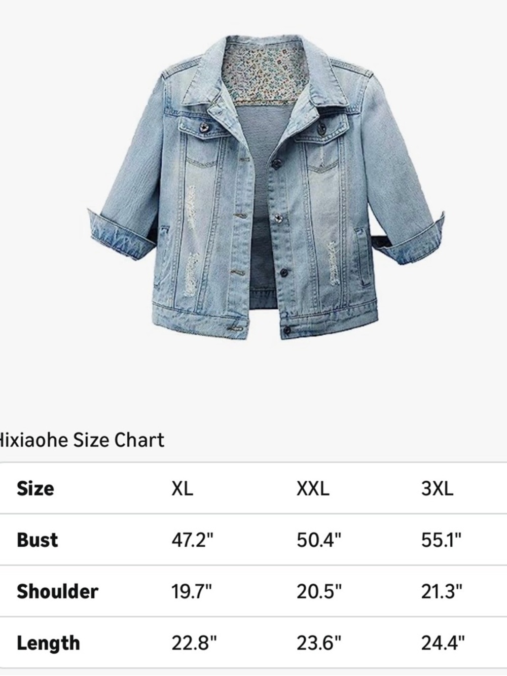 Light Wash Denim Jacket Women’s plus size XXXL - Picture 4 of 11